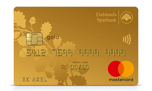 Betal- och kreditkort Mastercard Guld